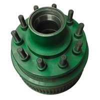 Trailer 2 Piece Oil Bath Hub/Drum With Races & Studs 10 Bolt On 8 3/4" 6.5" Pilot 3/4" Stud 16K Rockwell Axle Dexter/Redneck #916865-1