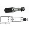 #84 Trailer Axle Spindle 2.00" Round, Nut, Washer And Cotter Pin