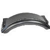 Single Axle Trailer Fender Black Poly 8-12" Tire With Skirt