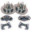 7.2k E-Coated Hydraulic Disc Brake Kit 13" Integral 5/8" Studs #2/H-133-72-5-EEE