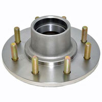Trailer Stainless Steel Hub 8 Bolt on 6 1/" With 1/2" Studs 7K Dexter/Redneck #H-42865-7-8-SS-S