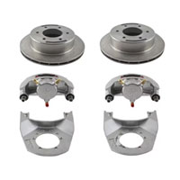 Trailer Hydraulic Disc Brake Kit Gal-Dex/Stainless 12" Slipover Rotor 5.2-6k Dexter/Redneck #K71-2R-12-DSD