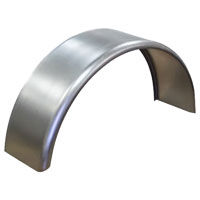 Trailer Fender Single Axle 14 Ga Steel 14-15" Tire 9" Wide Dexter/Redneck #2399-003-14