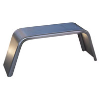 Trailer Fender Jeep Square Break Single Axle Steel 15" Tire 9" Wide Dexter/Redneck #2605-2