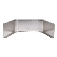 Trailer Fender Jeep Square Break Single Axle Steel Tread Plate 16" Tire 10" Wide Deexter/Redneck #2605-3T