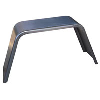 Trailer Fender Jeep Square Break Single Axle Aluminum 18" Tall Dexter/Redneck #2607-4A