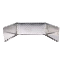 Trailer Fender Jeep Square Break Single Axle Aluminum Tread Plate 25" Tall Dexter/Redneck #2699-049AT