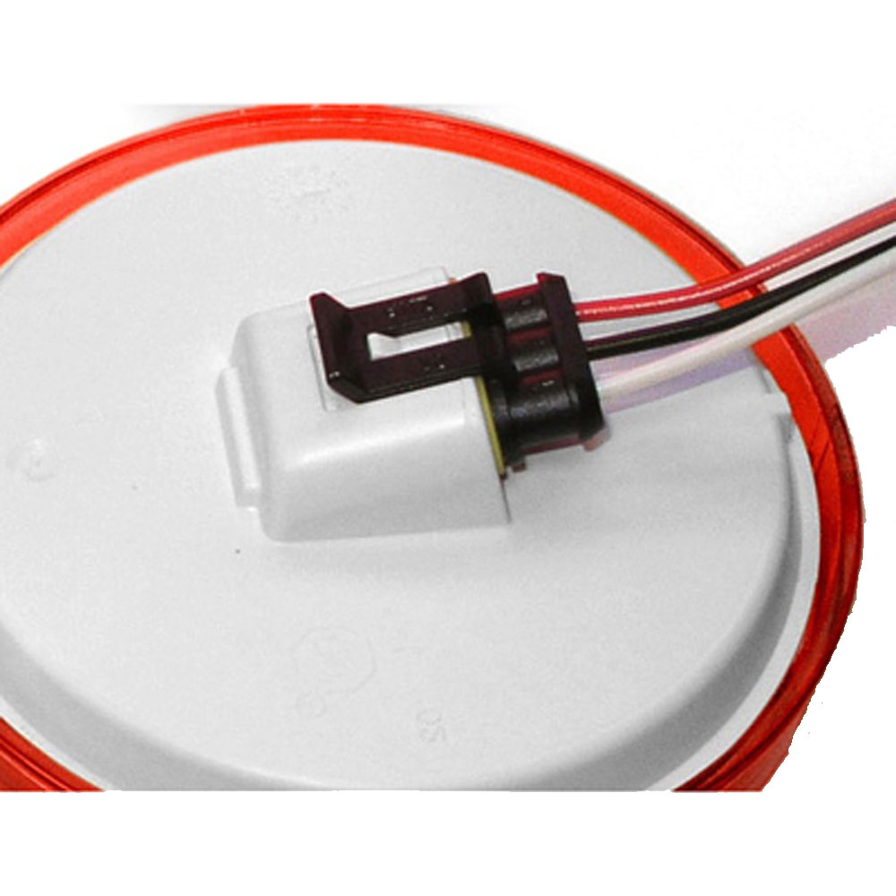 (image for) Trailer Stop/Turn/Tail Light Only LED 4'' Round 7 Diode Red Lumenx Dexter/Redneck #817R-7