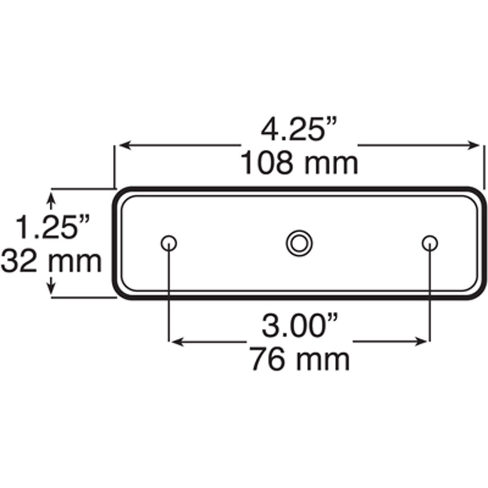 (image for) Trailer Marker Clearance Light Gasket 169 Series Dexter/Redneck #B169-18