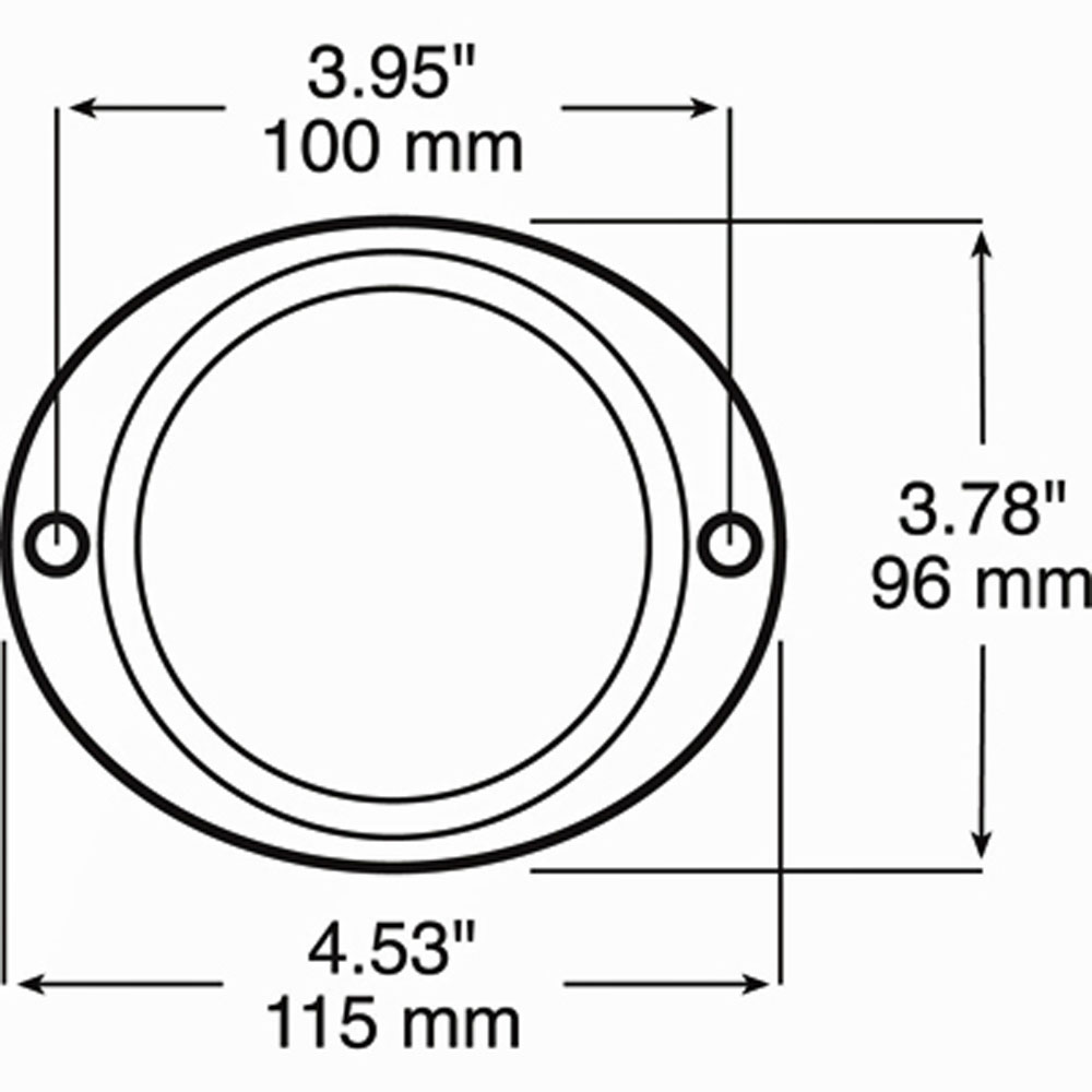 (image for) Trailer Reflector 3" Amber Round With Aluminum Bracket Dexter/Redneck #B472A