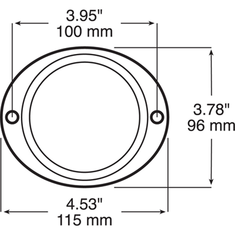 (image for) Trailer Reflector 3" Red Round With Aluminum Bracket Dexter/Redneck #B472R