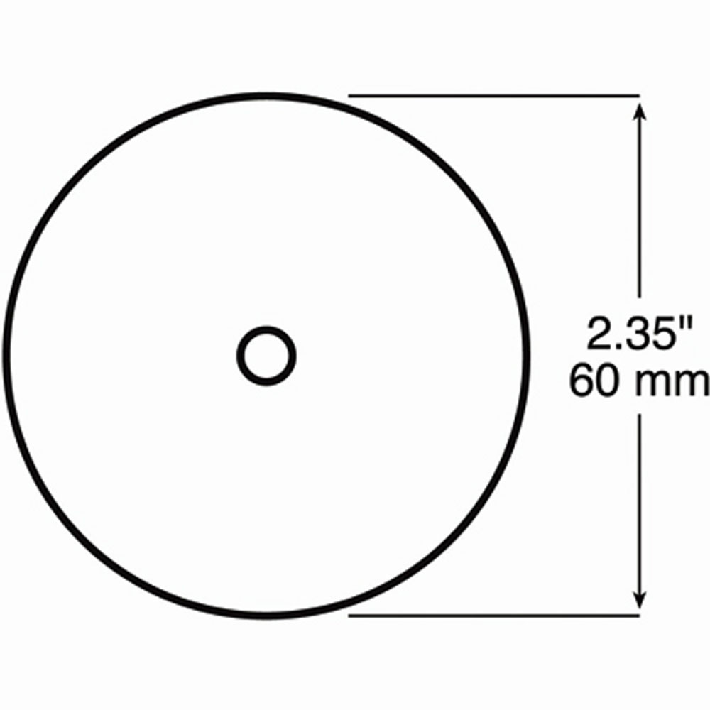 (image for) Trailer Amber Round Reflector 2 3/8" Dexter/Redneck #B477A