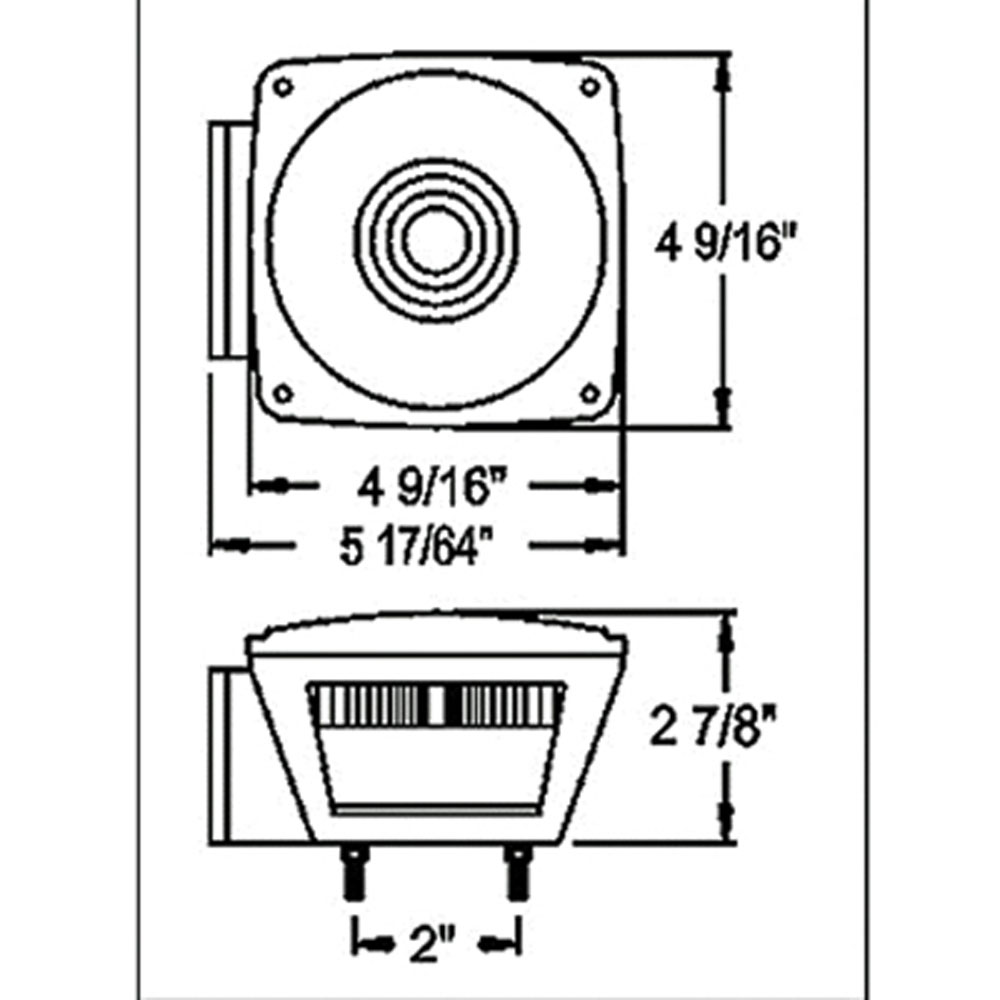 (image for) Trailer Stop/Turn/Tail Light Only Incandescent 7 Function Left Hand Red Dexter/Redneck #LT03-105