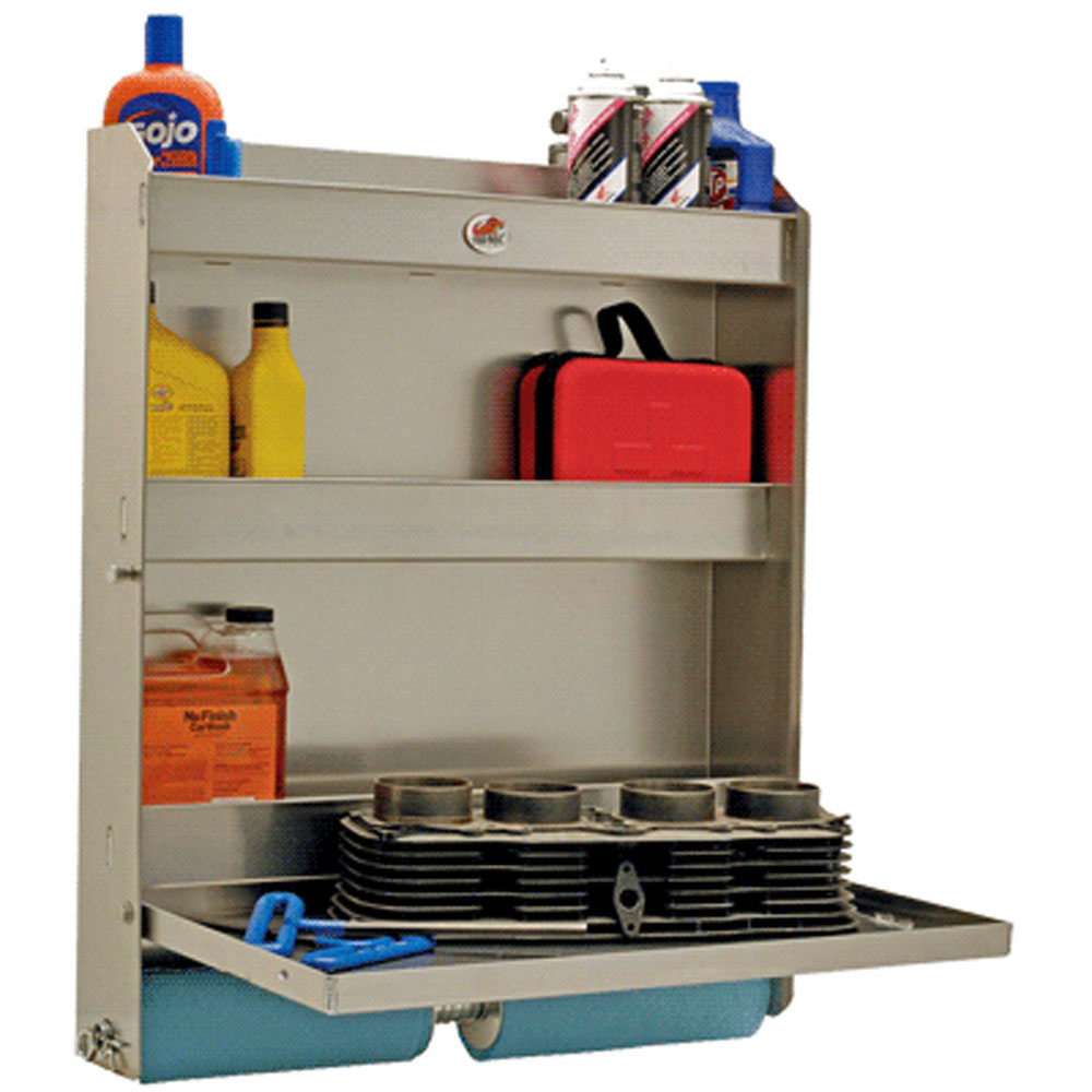 (image for) Enclosed Trailer Cabinet With Folding Work Tray Dexter/Redneck #SP30CSA