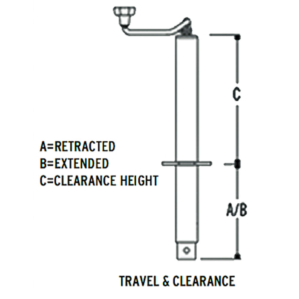 (image for) Bulldog A-Frame Jack 2K Top Wind With Dropleg Dexter/Redneck #155022DL