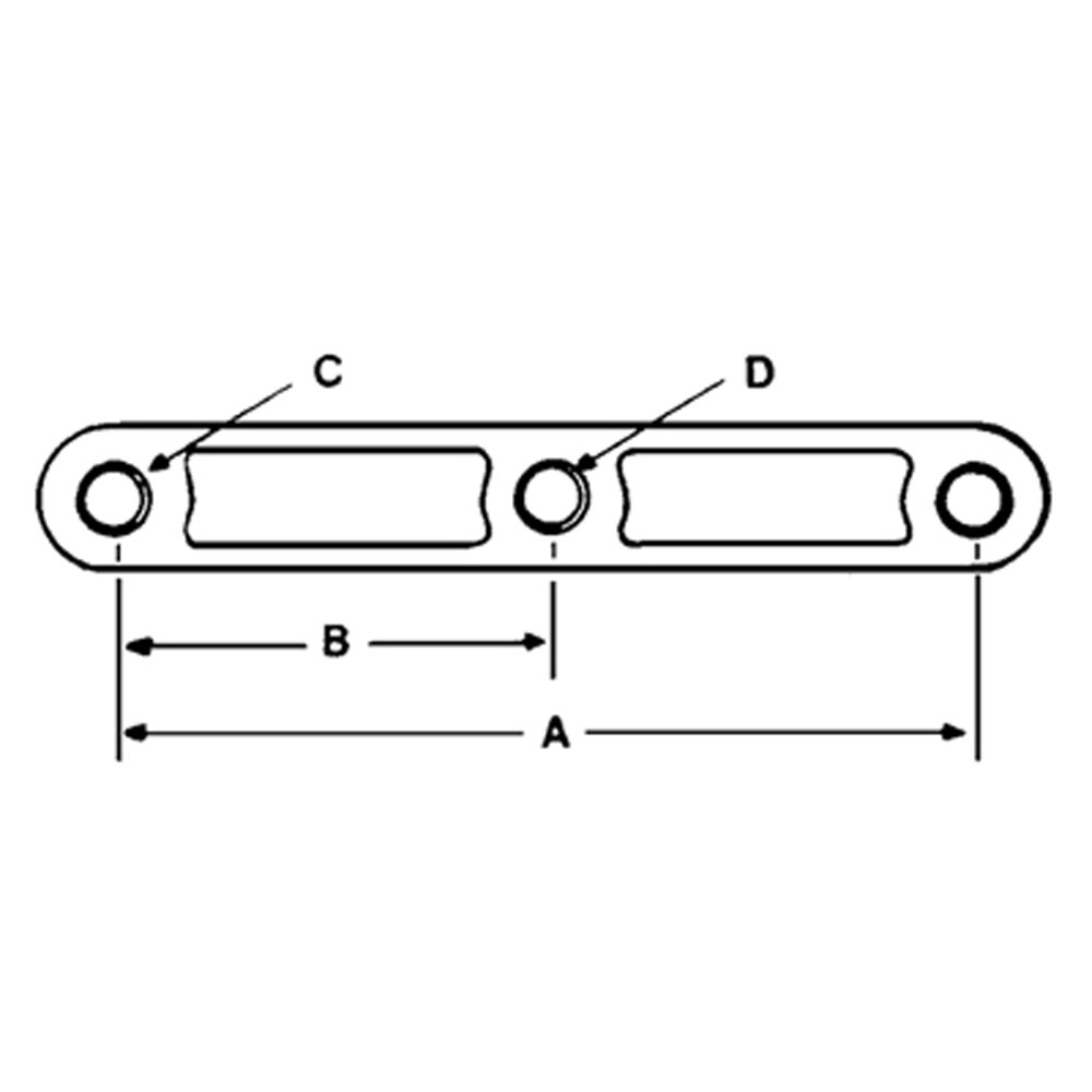 (image for) Trailer Suspension Equalizer 8" Straight 9/16" Center Dexter/Redneck #A2251B