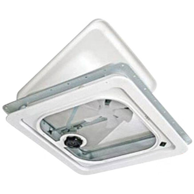 (image for) Trailer Ventadome Dome Roof Vent Smoke with Screen And Fan Dexter/Redneck #V2094-501-00