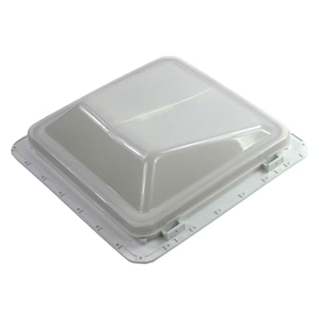 (image for) Trailer Ventadome Dome Roof Vent White with Screen Filter and Poly Roof Flange Dexter/Redneck #V3092-601-00