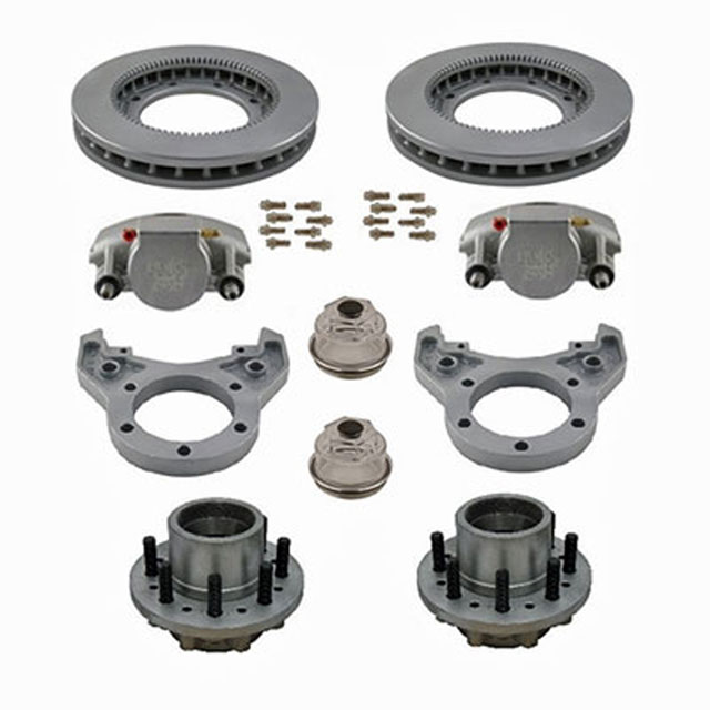 Trailer Hydraulic Disc Brake Kit 13 Integral Hub/Rotor Dacromet Al-Ko ...