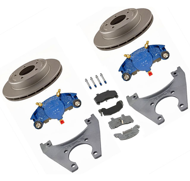 (image for) Trailer Hydraulic Disc Brake Kit Dacramet/Koda Guard 10" Slipover Rotor 5 On 4.5" Bolt Pattern Kodiak/Dexter #K71-2R-10-DKD