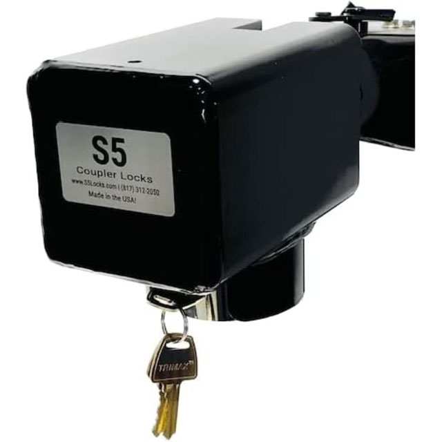 (image for) Trailer S5 Slip Collar Ram/Bulldog Coupler Lock 2"-2 5/16" Ball Dexter/Redneck #LCS001