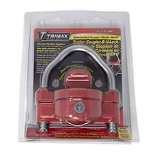 (image for) Trailer Trimax Coupler Lock And U-Lock Entry Level Dexter/Redneck #UMAX25D