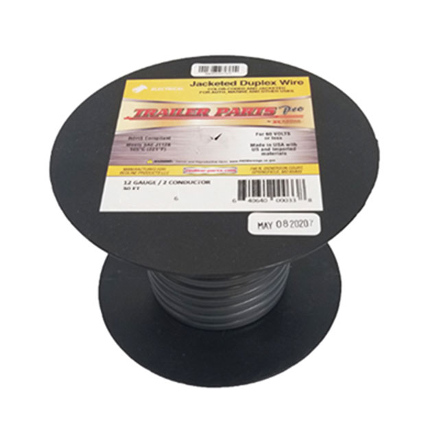 (image for) Wire Jacketed Duplex 12/2 Black/Blue With Gray Jacket Dexter/Redneck #WD12-002