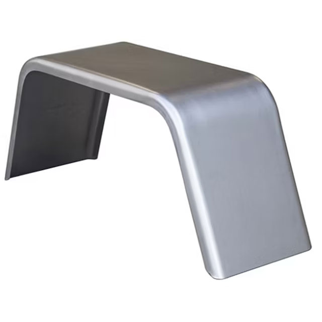 (image for) Trailer Fender Jeep Square Break Single Axle Steel 15" Tire 10" Wide Dexter/Redneck #2605-3