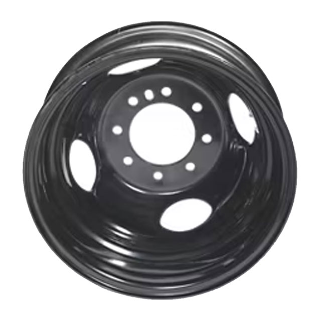 (image for) Trailer Wheel Steel Dual 8 On 6.5" Bolt Pattern Black 16” x 6” Dexter/Redneck #WHD166-865-BK-475