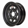 17-142-1T Steel Spoke Trailer Wheel 5 On 4.5" Black 14” x 5.5”