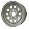 17-229-43 Steel Mod Trailer Wheel 5 On 4.5" Silver 13” x 4.5”