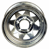 WH1345-5GVS Steel Spoke Trailer Wheel 5 On 4.5" Galvanize 13”
