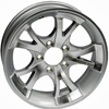 WH1455-5A-1411S Aluminum Trailer Wheel 5 On 4.5" Silver 14 X 5.5
