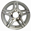WH155-5A-PNNS Aluminum Trailer Wheel 5 On 4.5" Silver 15 X 5"
